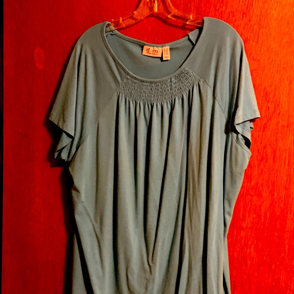Turquoise blouse